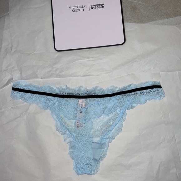 (XL) 2pcs Victoria's Secret Lace Trim THONG & CHEEKY Panties Dream Angels - Picture 4 of 14